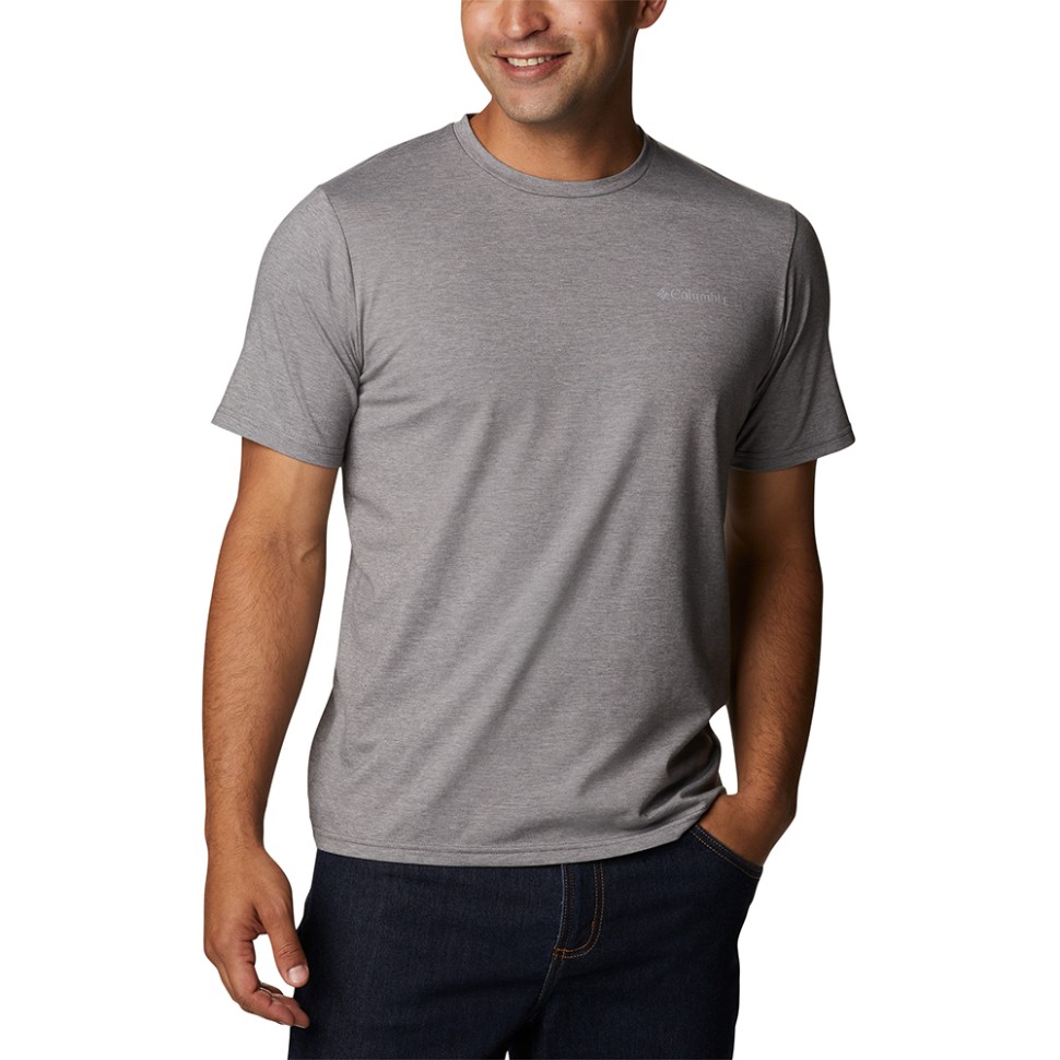Футболка чоловіча Columbia Men's Sun Trek™ Short Sleeve Tee сіра 1931161-024 — фото 1