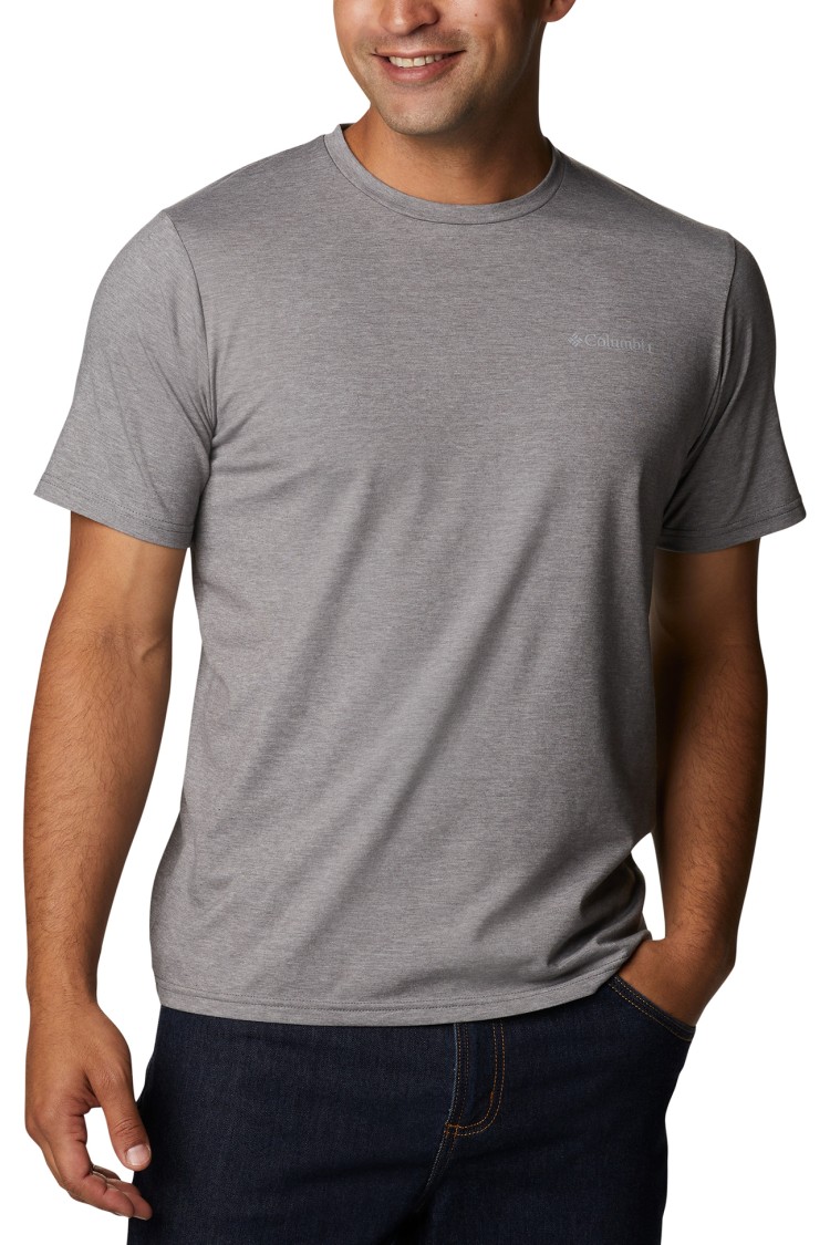 Футболка чоловіча Columbia Men's Sun Trek™ Short Sleeve Tee сіра 1931161-024 изображение 2