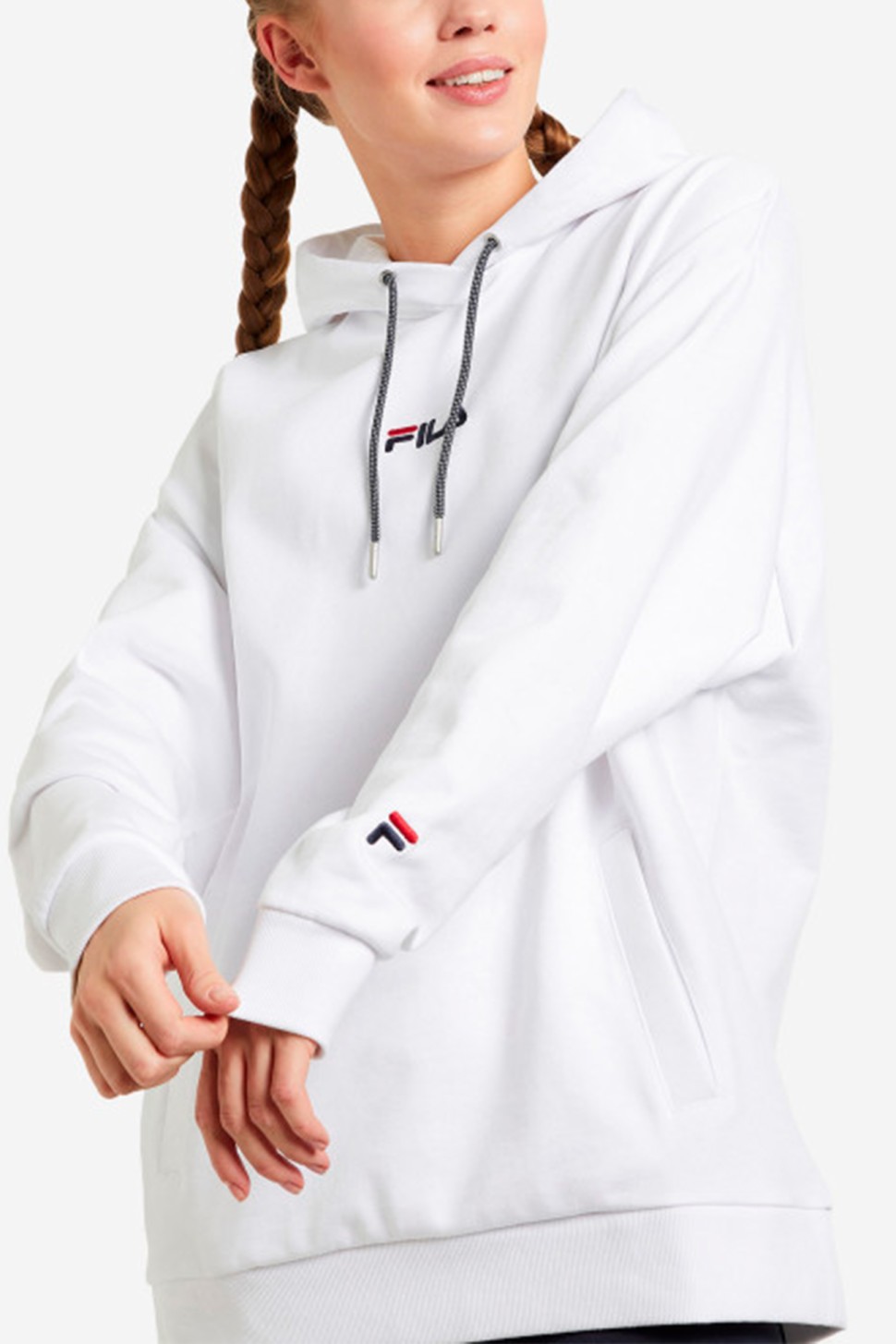 Толстовка Fila Hoodie біла 115495-00 — фото 4