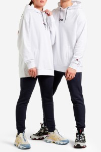 Толстовка  Fila Hoodie біла 115495-00 изображение 10