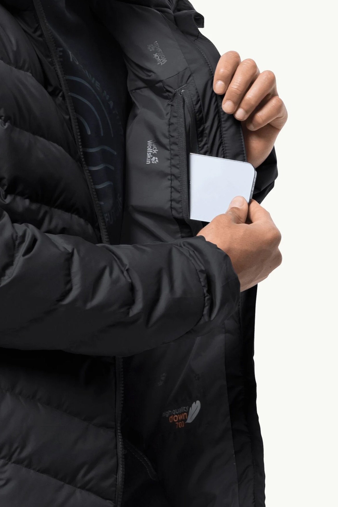 Куртка мужская Jack Wolfskin FAIRMONT MEN черная 1203591-6000 изображение 4