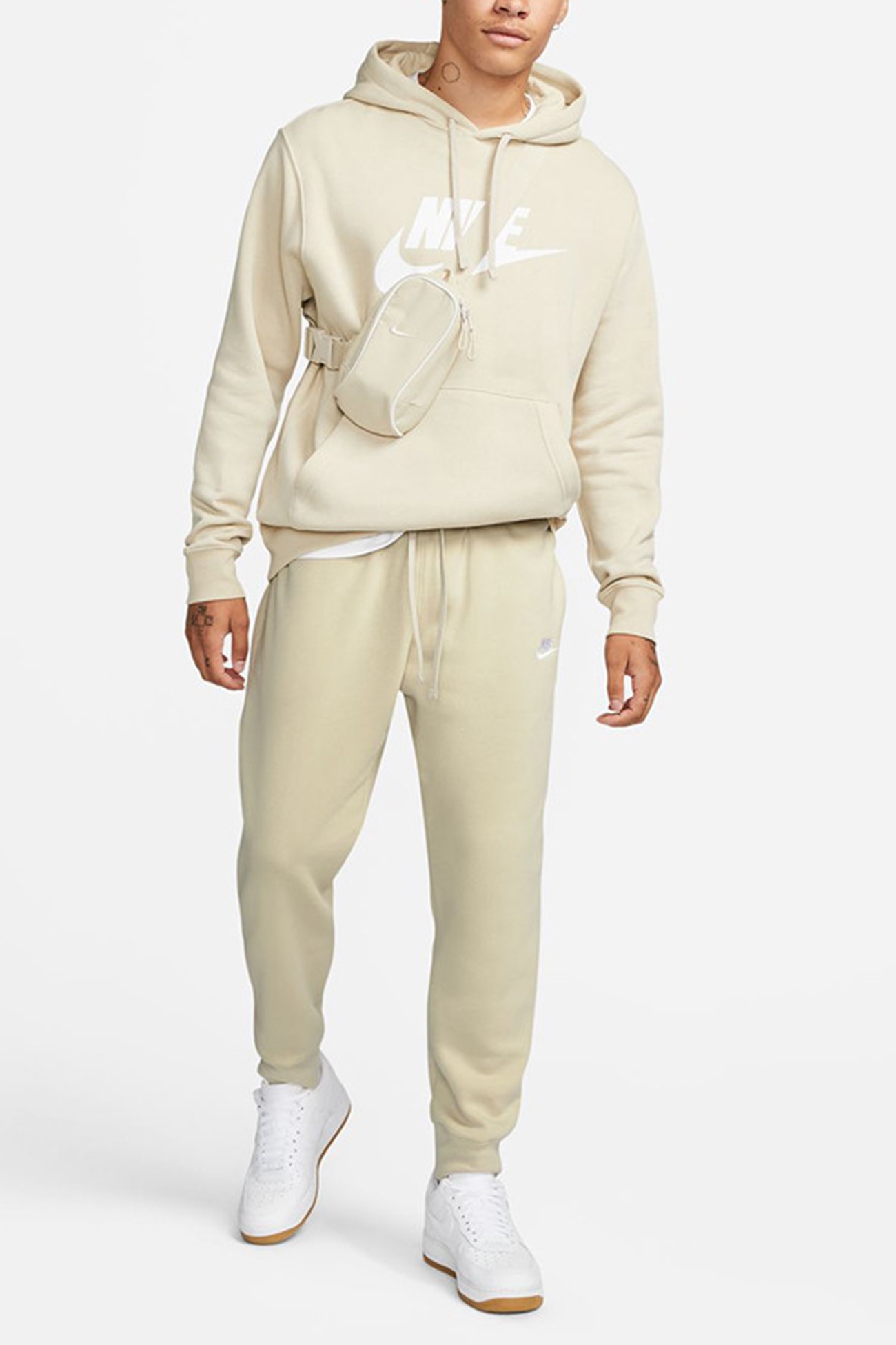 Брюки мужские Nike M Nsw Club Jggr Bb бежевые BV2671-206 изображение 3