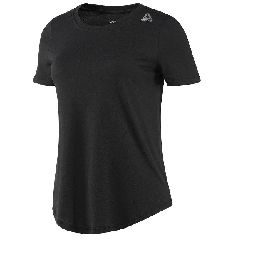 Футболка женская Reebok EL ELETEE черная BK3844 — Sport City Футболка женская Reebok EL ELETEE черная BK3844