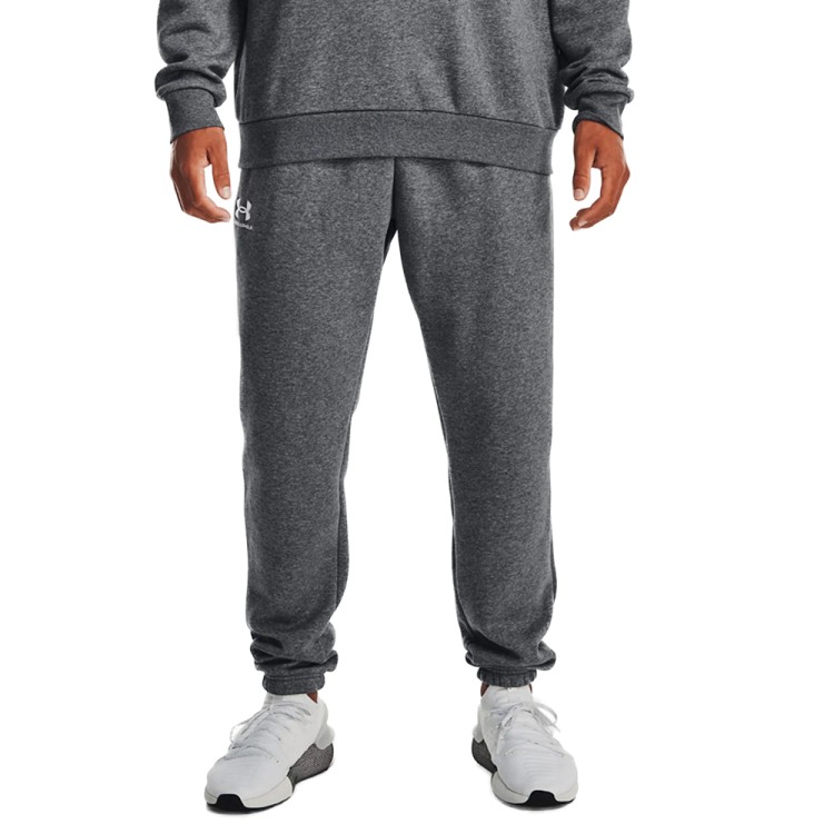 Брюки мужские Under Armour UA Essential Fleece Jogger серые 1373882-012
