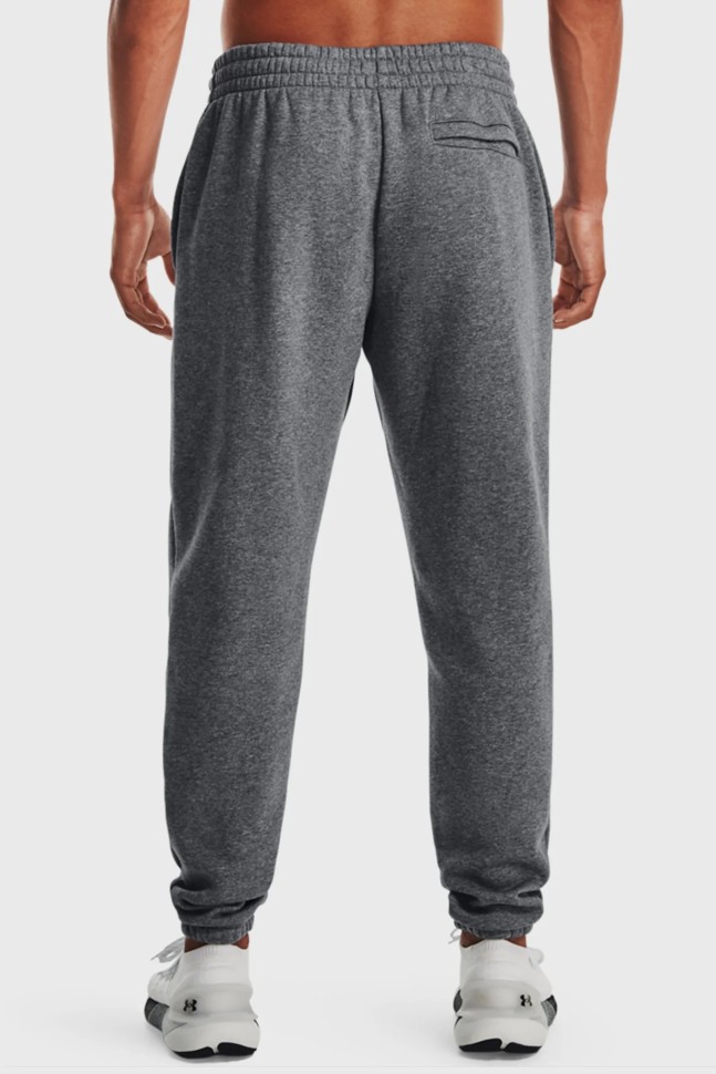 Брюки мужские Under Armour UA Essential Fleece Jogger серые 1373882-012 изображение 3