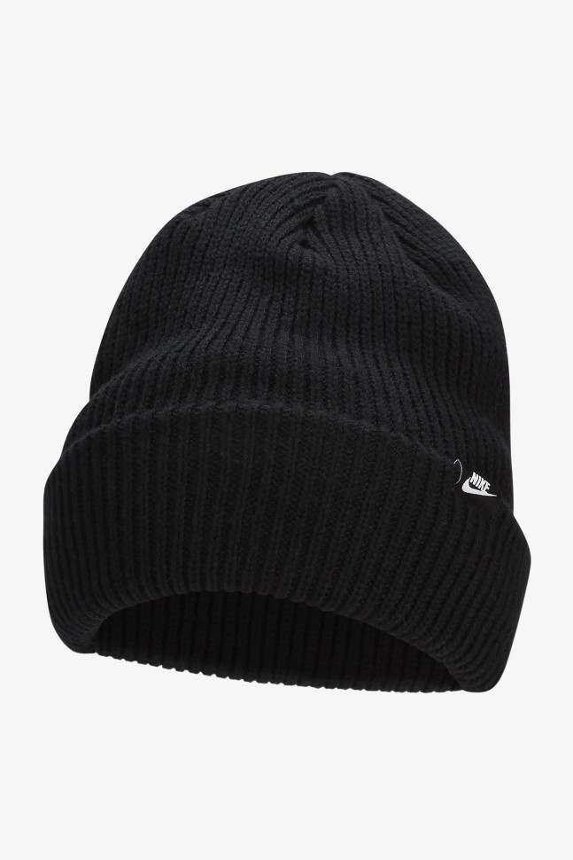 Шапка   Nike U NK PEAK BEANIE SC FUT L чорна FB6526-010 изображение 2