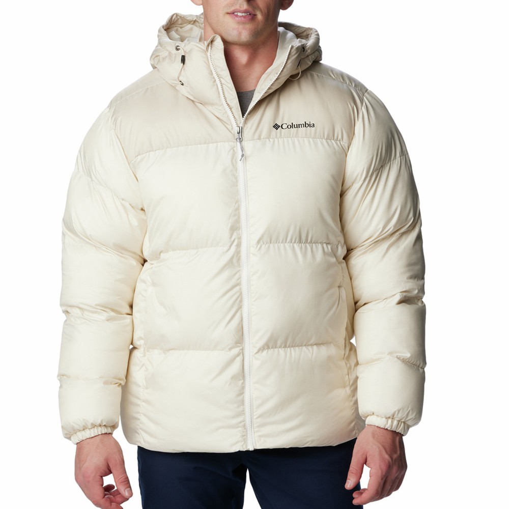 Куртка мужская Columbia Puffect™ Hooded Jacket бежевая 2008414-191