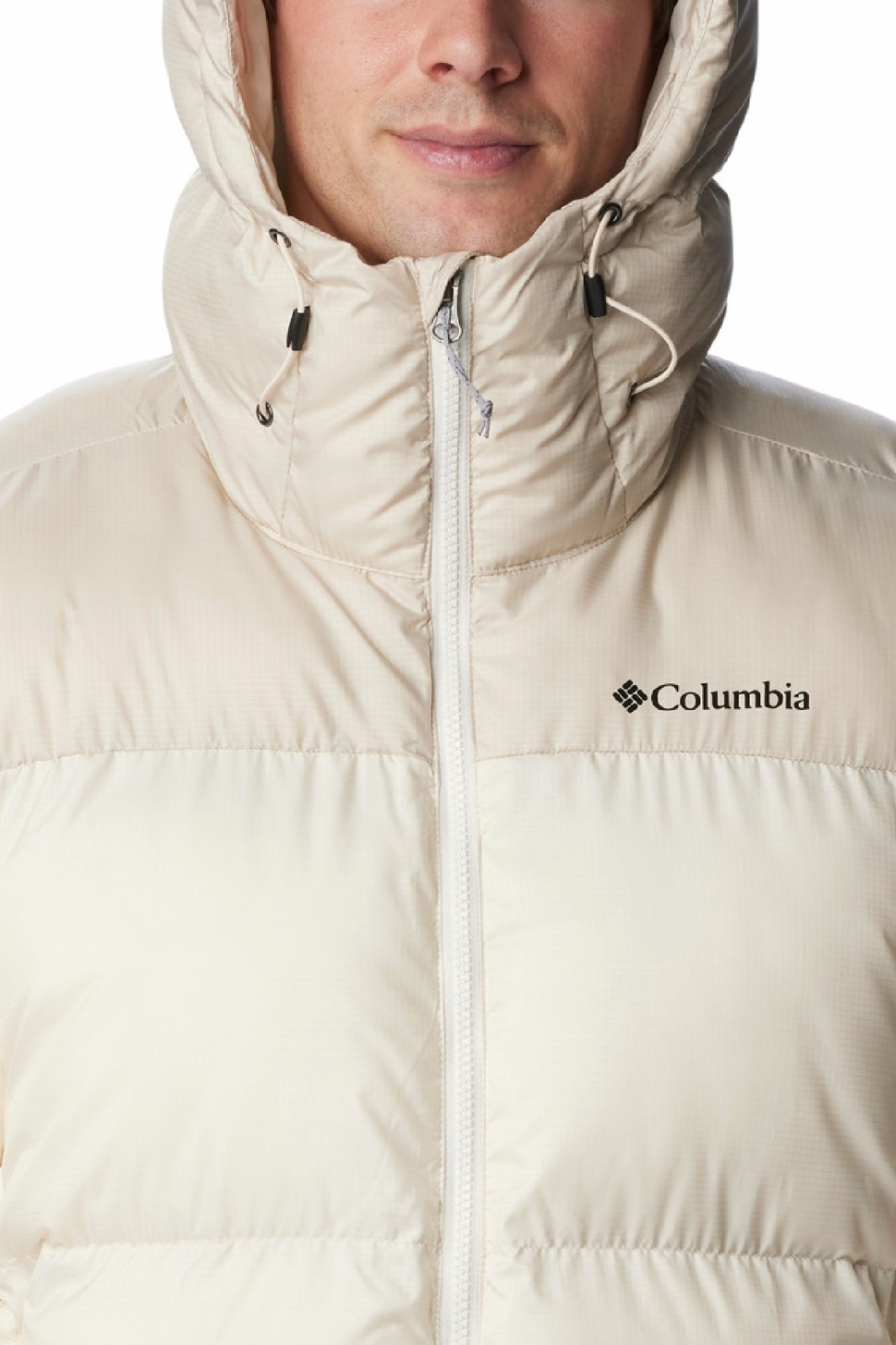 Куртка чоловіча Columbia Puffect™ Hooded Jacket бежева 2008414-191 — фото 3