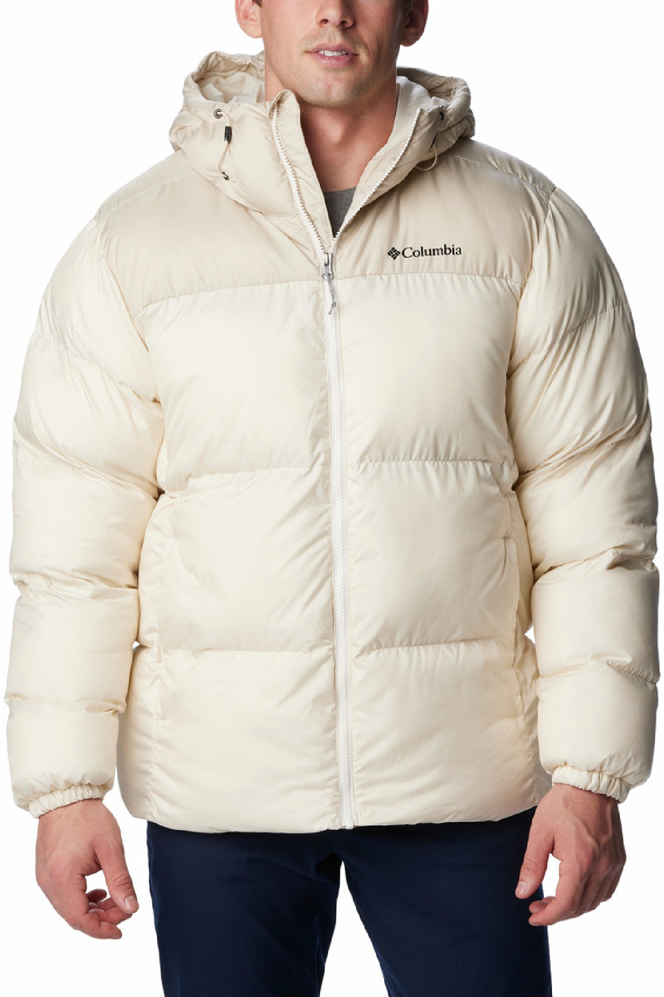 Куртка мужская Columbia Puffect™ Hooded Jacket бежевая 2008414-191 изображение 7