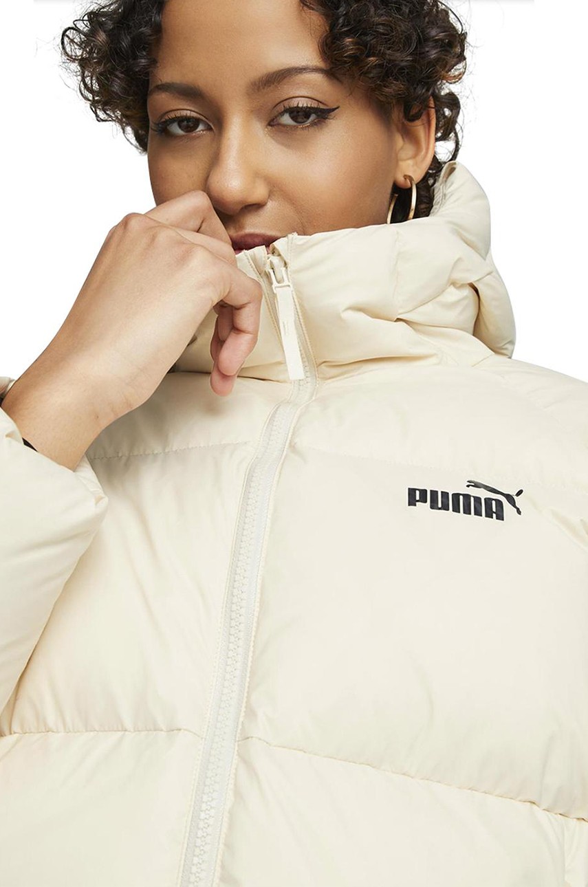 Куртка жіноча Puma Hooded Ultra Down Puffer Jacket молочна 67536987 — фото 4