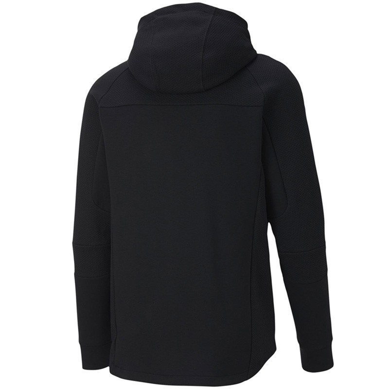 Толстовка мужская Puma EVOSTRIPE Hooded Jacket черная 58148601 изображение 4