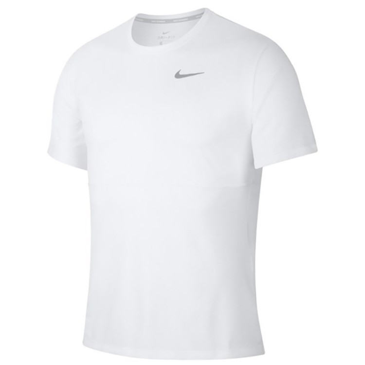 Футболка мужская Nike M Nk Breathe Run Top Ss белая CJ5332-100 изображение 1