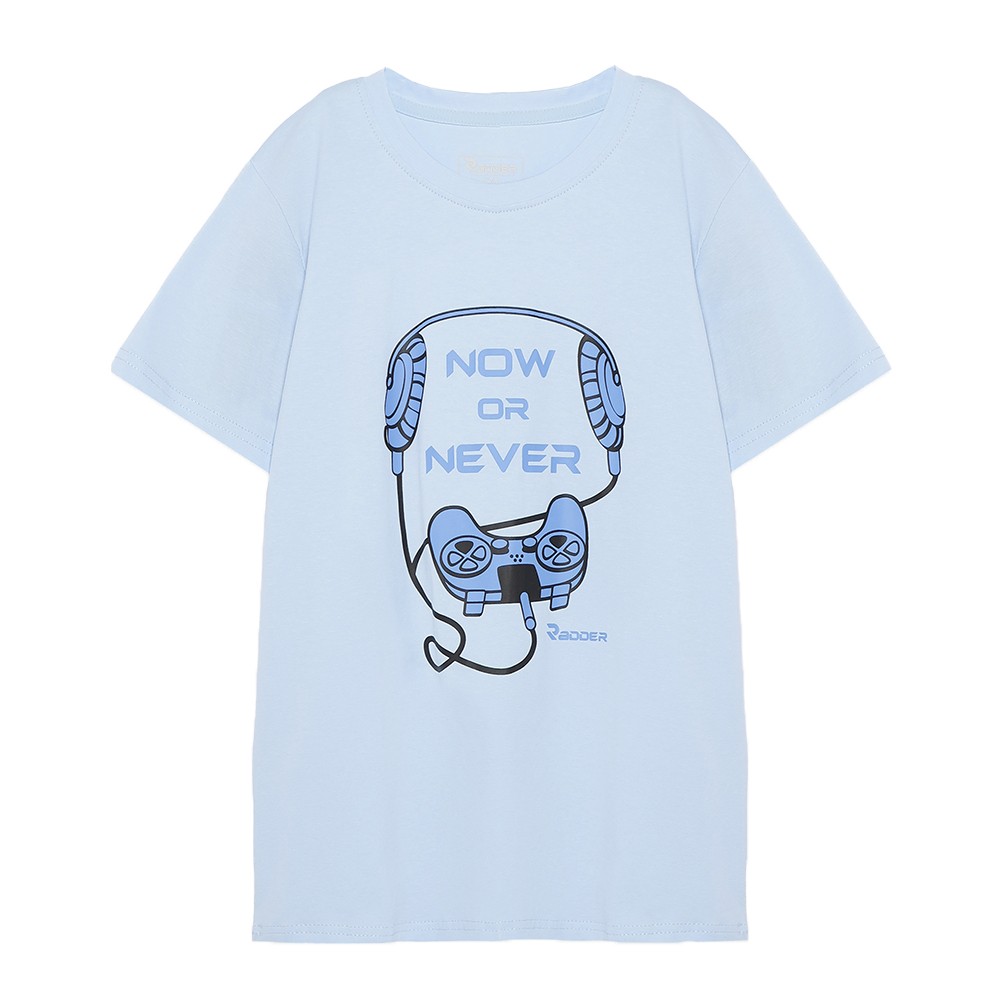 Футболка детская Radder Crespi голубая 442465-400