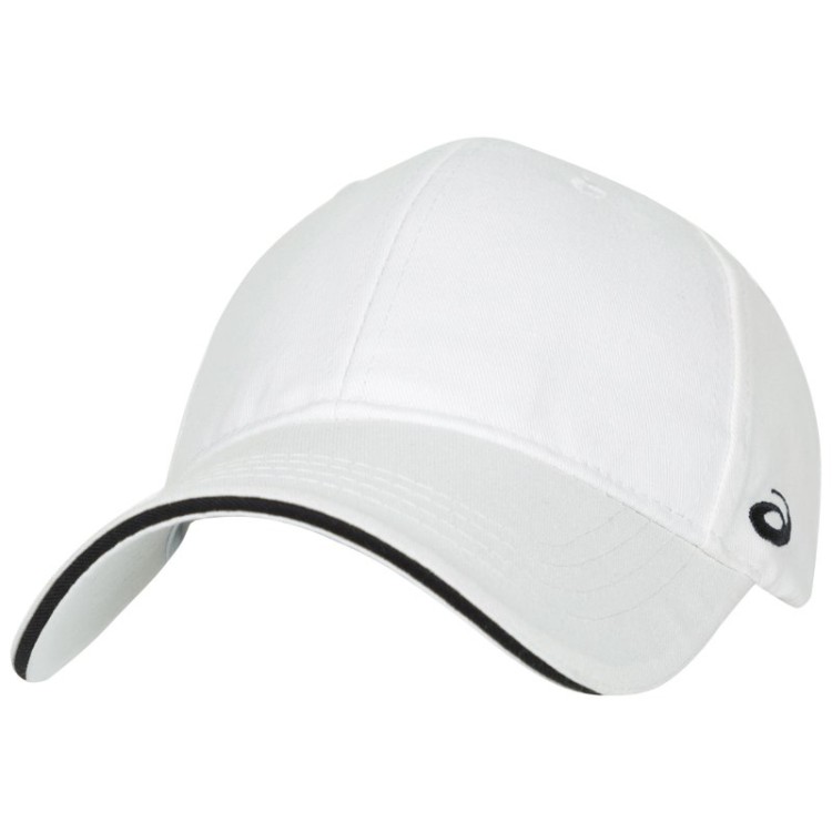 Бейсболка Asics Cotton Cap белая 3013A164-100 изображение 1
