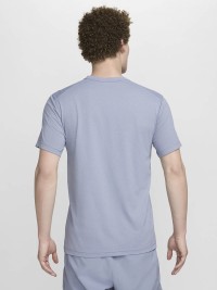 Футболка мужская Nike M NK DF UV HYVERSE SS серая DV9839-493 изображение 3