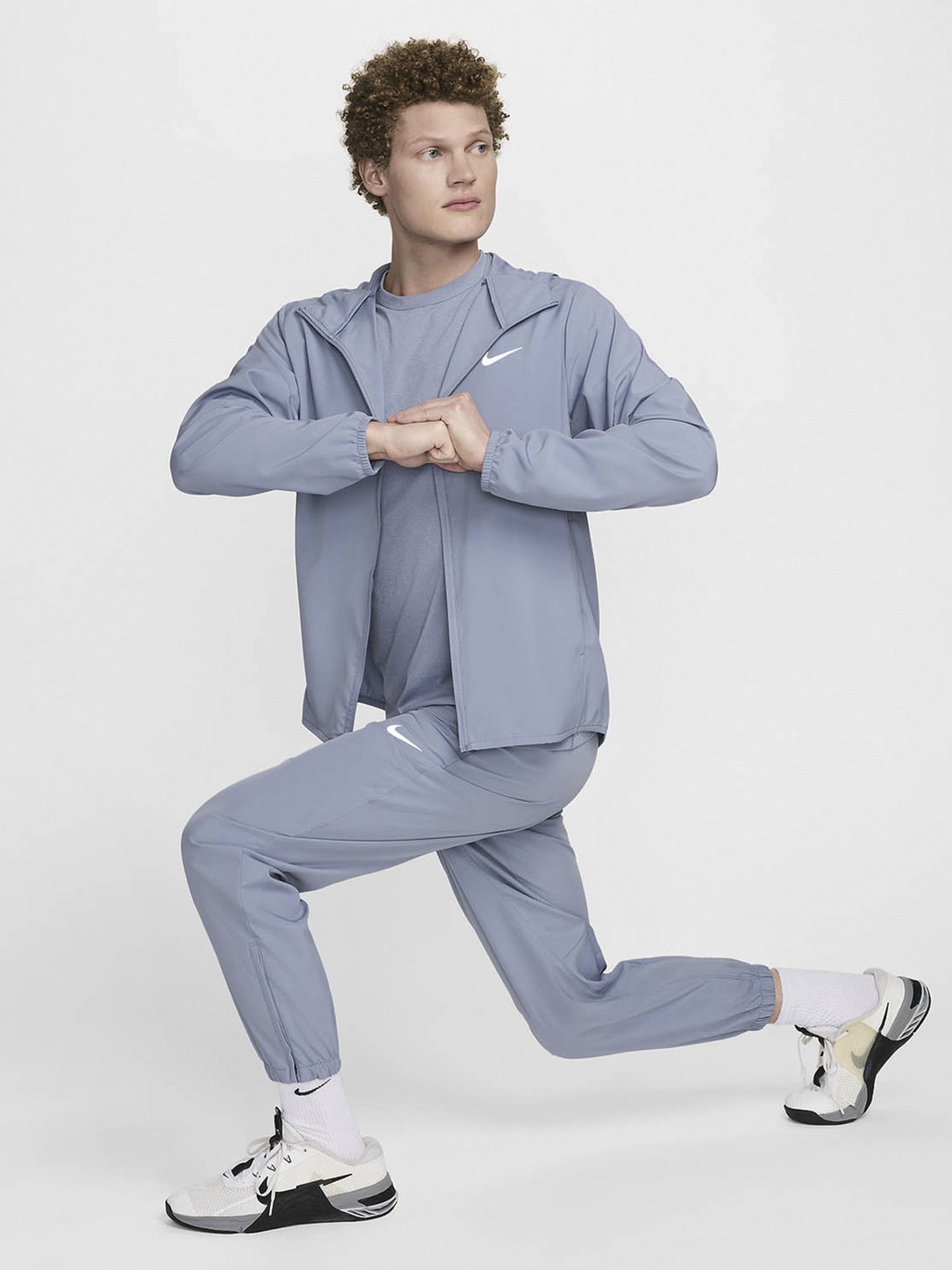 Футболка чоловіча Nike M NK DF UV HYVERSE SS сіра DV9839-493 изображение 4