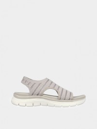 Сандалии женские Skechers Flex Appeal 4.0 серые 119479 STN изображение 2