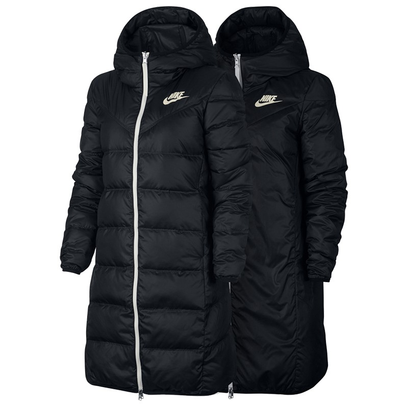 Куртка женская Nike Sportswear Windrunner Down Fill Parka черная 939440-011