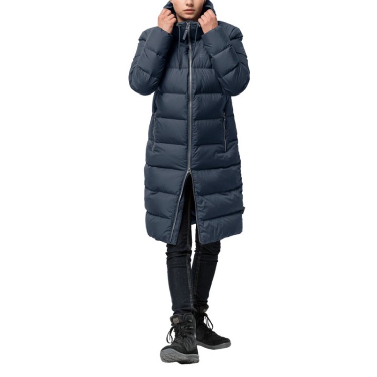 Куртка пуховая женская Jack Wolfskin синяя 1204131-1910 изображение 3