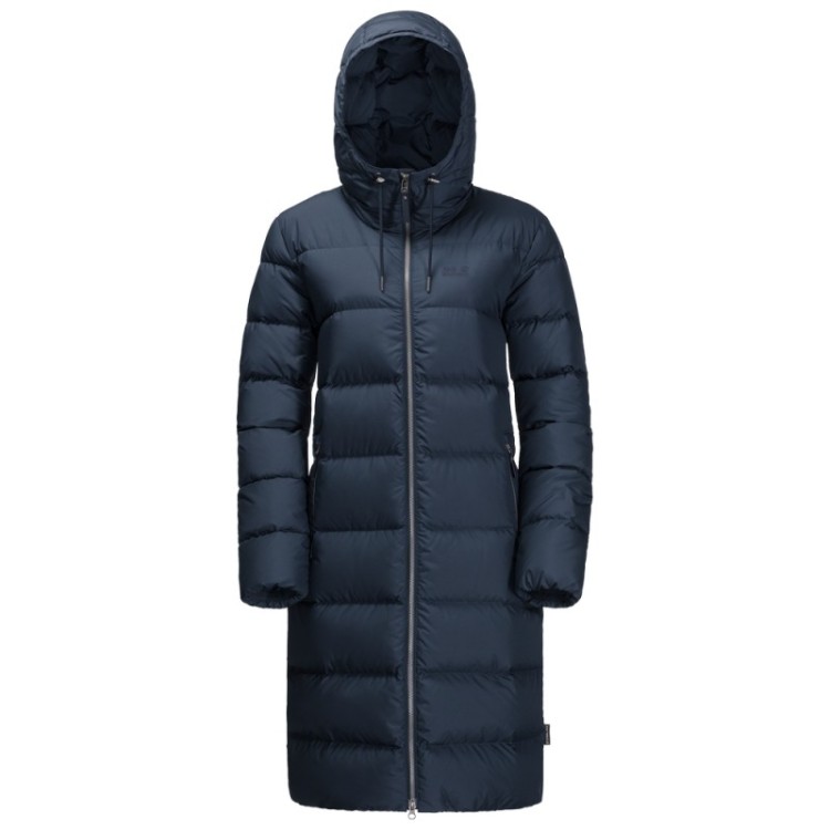 Куртка пуховая женская Jack Wolfskin синяя 1204131-1910 изображение 1