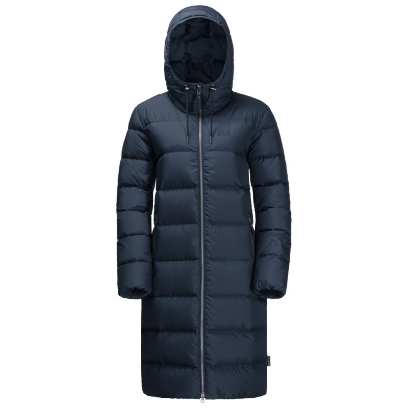 Куртка пуховая женская Jack Wolfskin синяя 1204131-1910