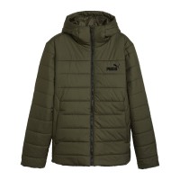 Куртка чоловіча Puma ESS Hooded Padded Jacket оливкова 84893870 изображение 1