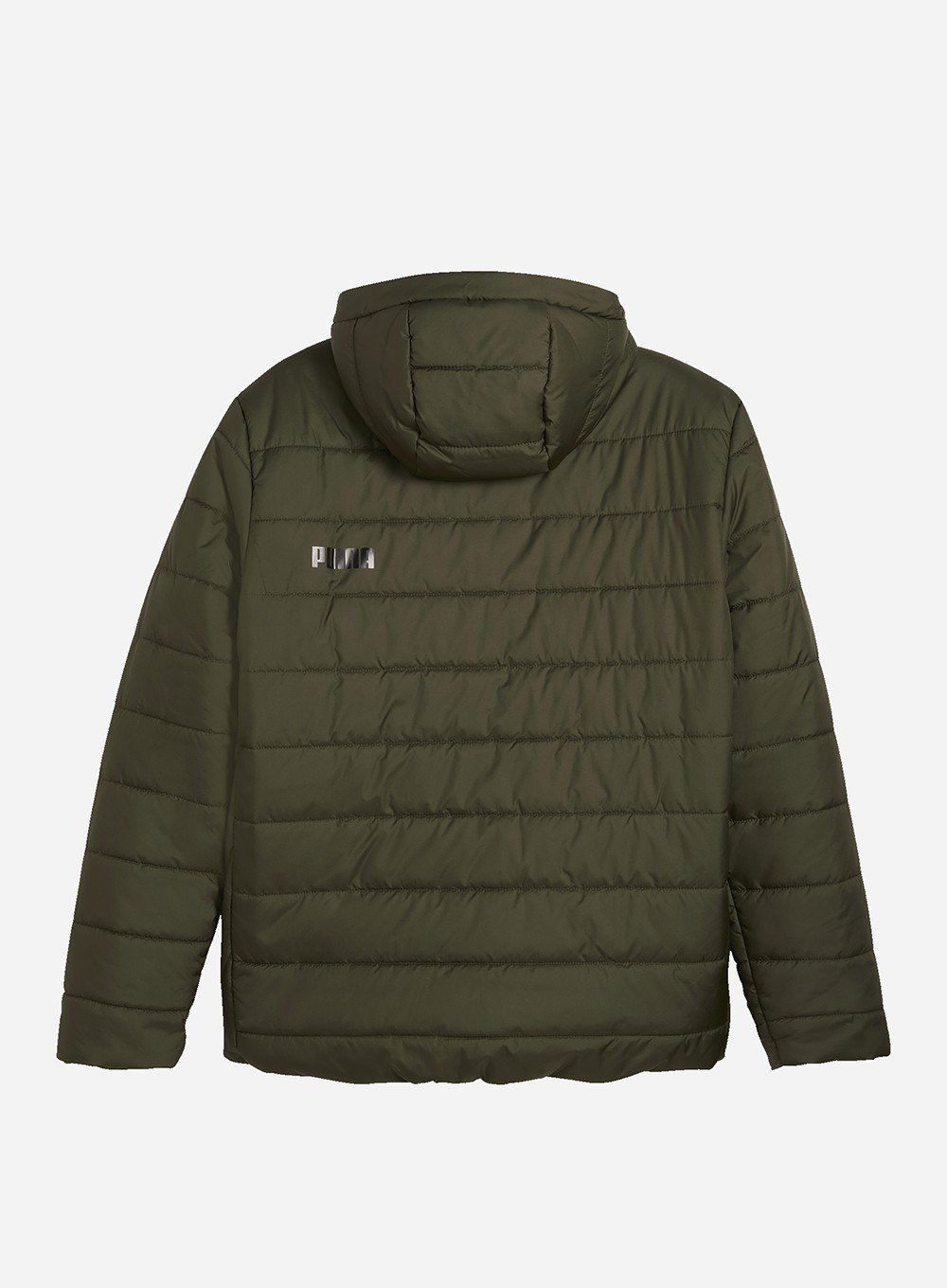 Куртка мужская Puma ESS Hooded Padded Jacket оливковая 84893870 изображение 3