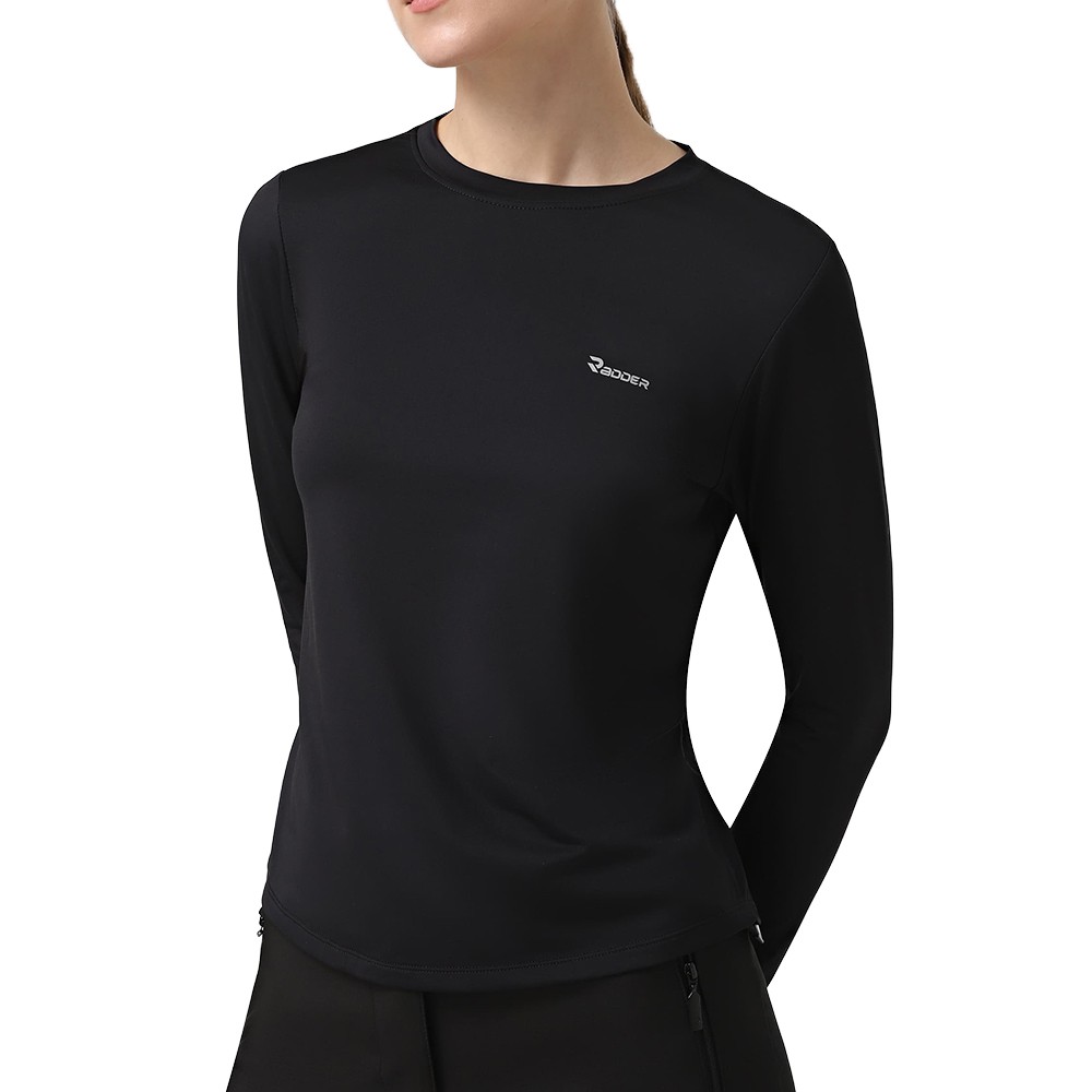 Футболка с длинным рукавом женская Radder Malury черная 152505-010