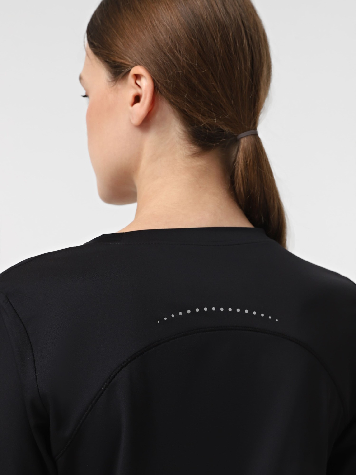 Футболка с длинным рукавом женская Radder Malury черная 152505-010 изображение 6