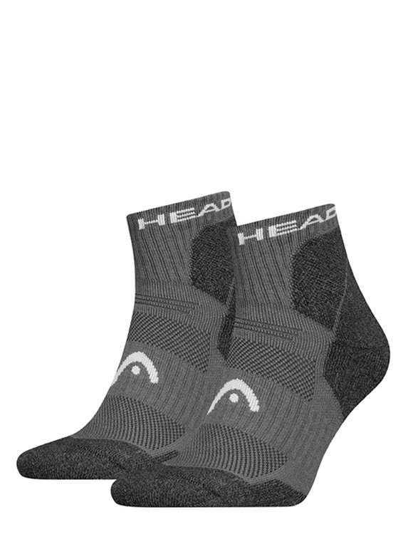 Шкарпетки чоловічі HEAD HIKING ALL CLIMATES QUARTER сірі 701229025002 изображение 2
