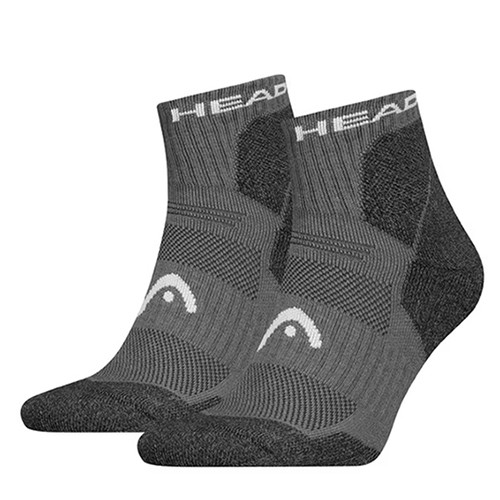 Носки мужские HEAD HIKING ALL CLIMATES QUARTER серые 701229025002