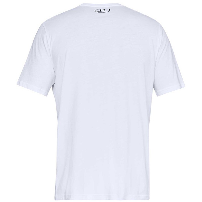 Футболка мужская Under Armour SPORTSTYLE LEFT CHEST SS белая 1326799-100 — фото 2