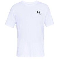 Футболка чоловіча Under Armour SPORTSTYLE LEFT CHEST SS біла 1326799-100 изображение 1