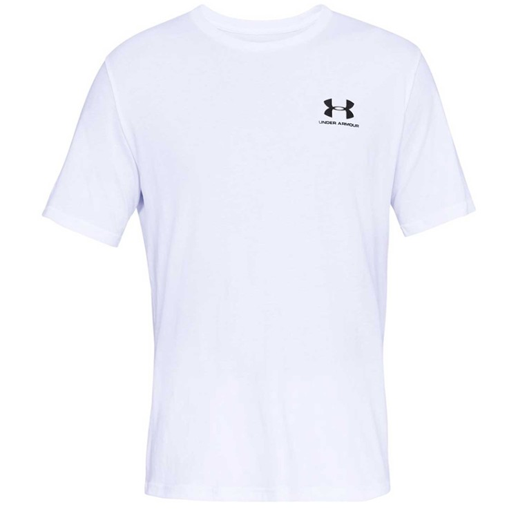 Футболка чоловіча Under Armour SPORTSTYLE LEFT CHEST SS біла 1326799-100 изображение 1