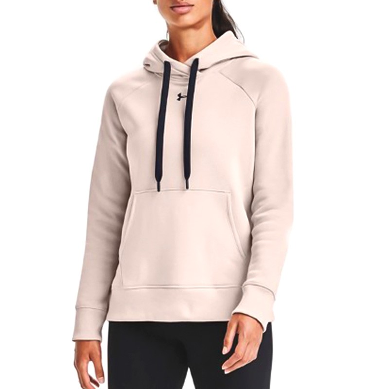 Толстовка женская Under Armour Rival Fleece HB розовая 1356317-679 изображение 3