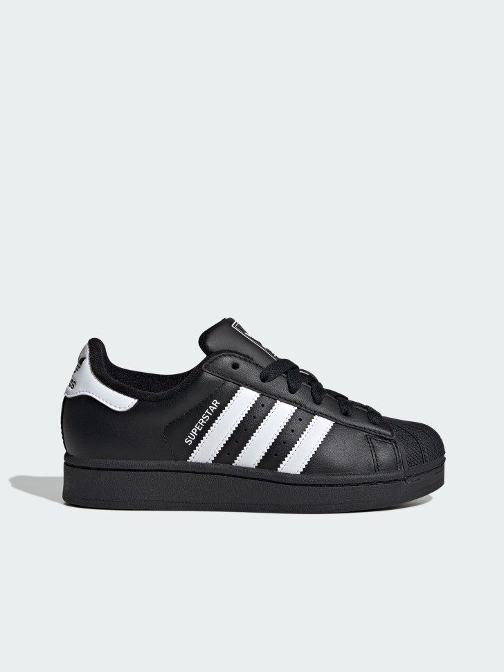 Кроссовки женские Adidas SUPERSTAR II J черные JH9977 изображение 2
