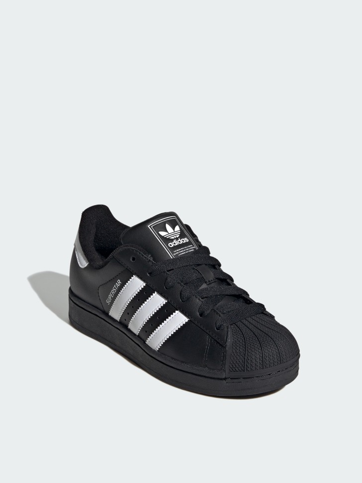 Кроссовки женские Adidas SUPERSTAR II J черные JH9977 изображение 3