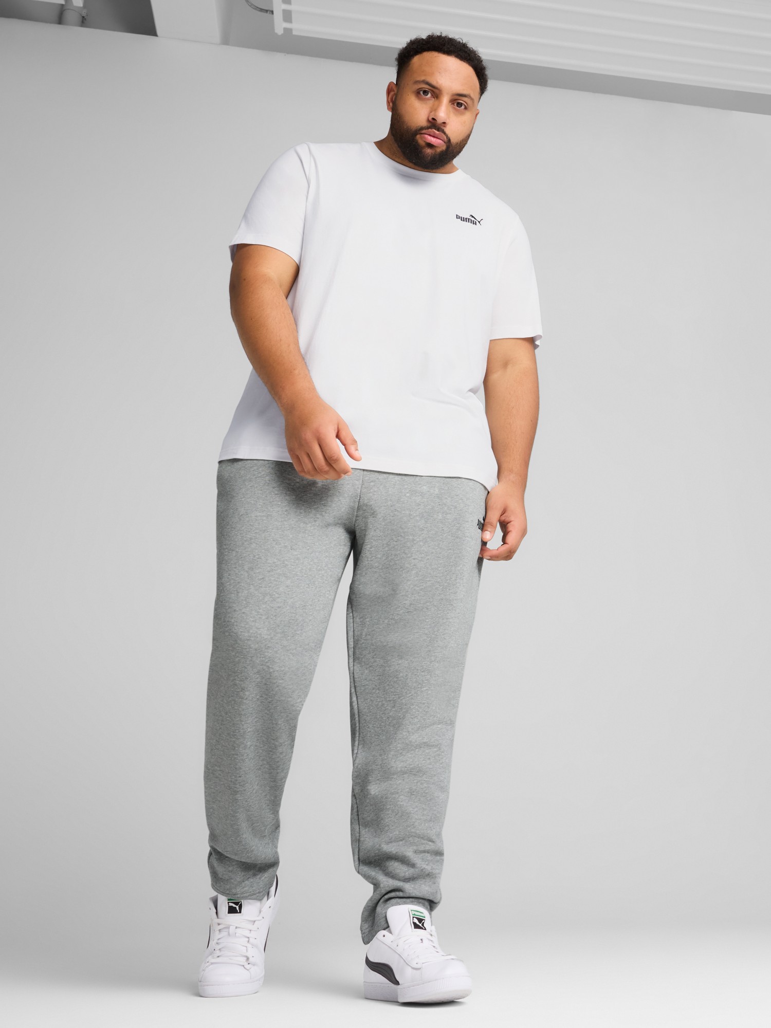 Футболка мужская Puma ESS Small No. 1 Logo Tee белая 68253402 изображение 5