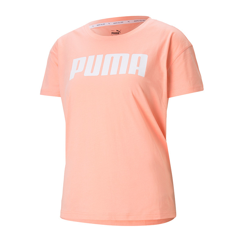 Футболка женская Puma Rtg Logo Tee персиковая 58645426 изображение 1