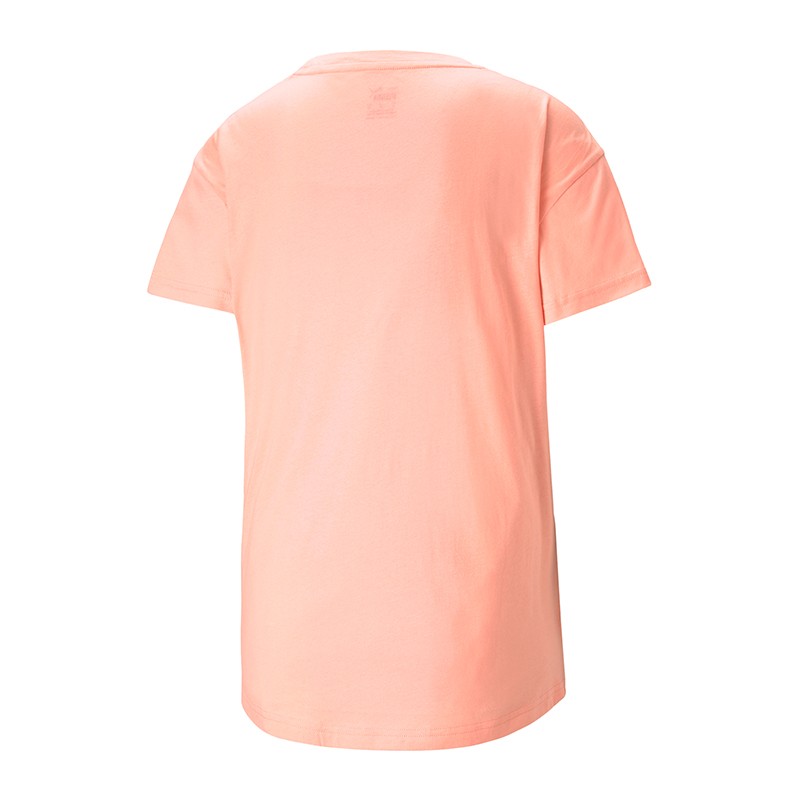 Футболка женская Puma Rtg Logo Tee персиковая 58645426 изображение 2