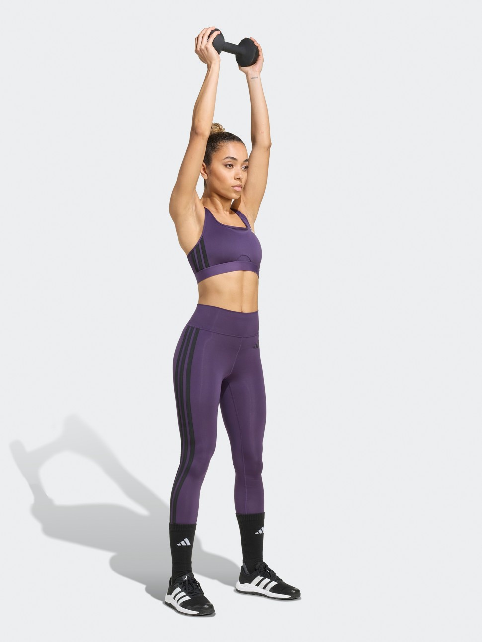 Бра жіночий Adidas PWRCT MS 3S BRA фіолетовий JY2120 — фото 4