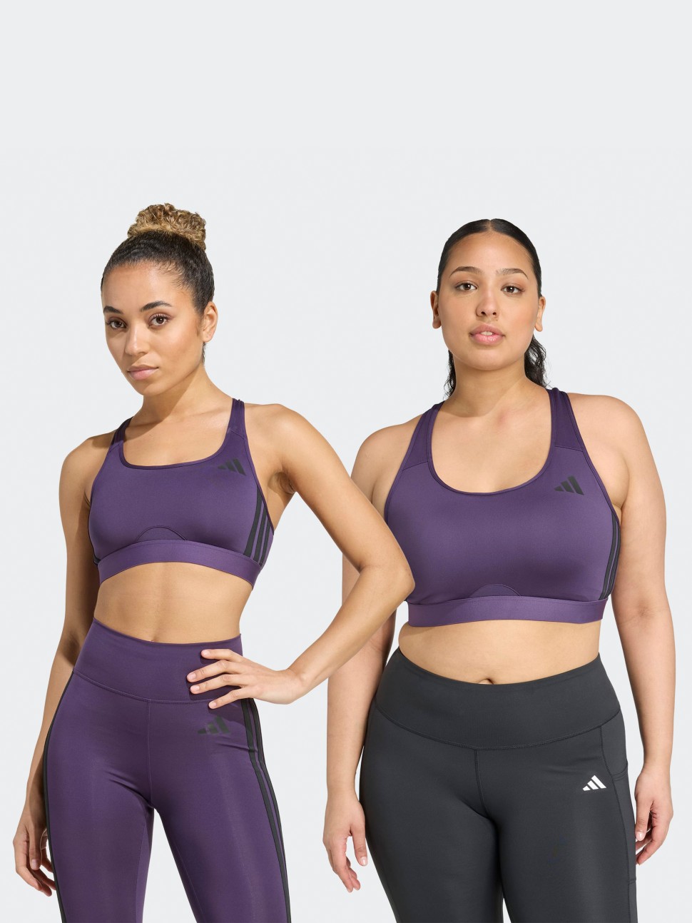 Бра жіночий Adidas PWRCT MS 3S BRA фіолетовий JY2120 — фото 7