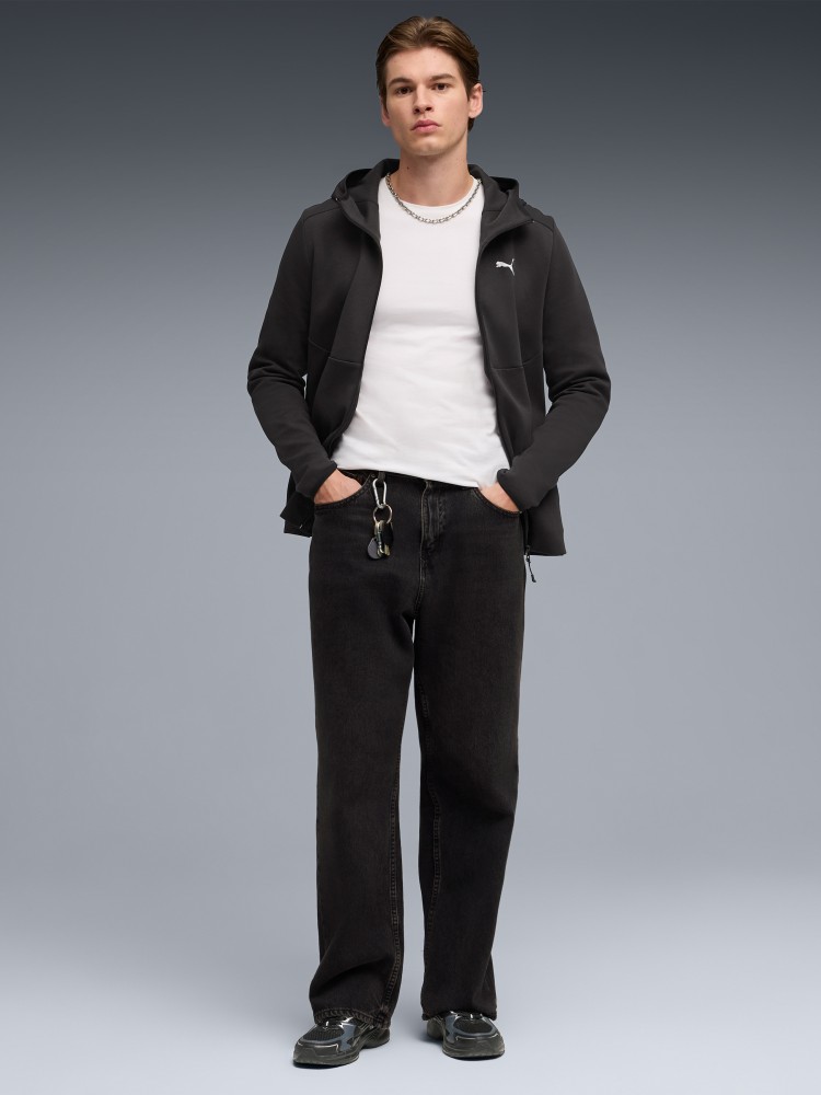 Толстовка мужская Puma TECH Full-Zip Hoodie DK черная 69218501 изображение 5