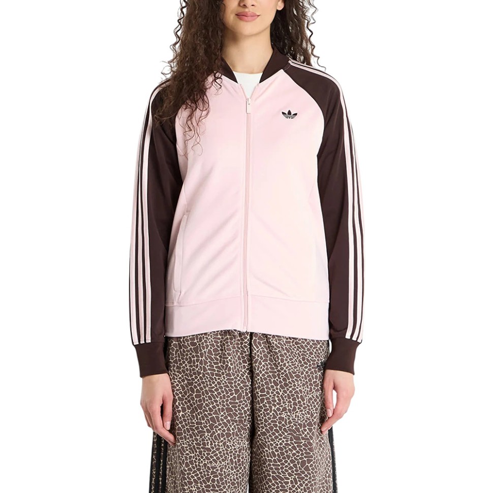 Толстовка женская Adidas SST TT розовая KD3783 — Sport City Толстовка женская Adidas SST TT розовая KD3783