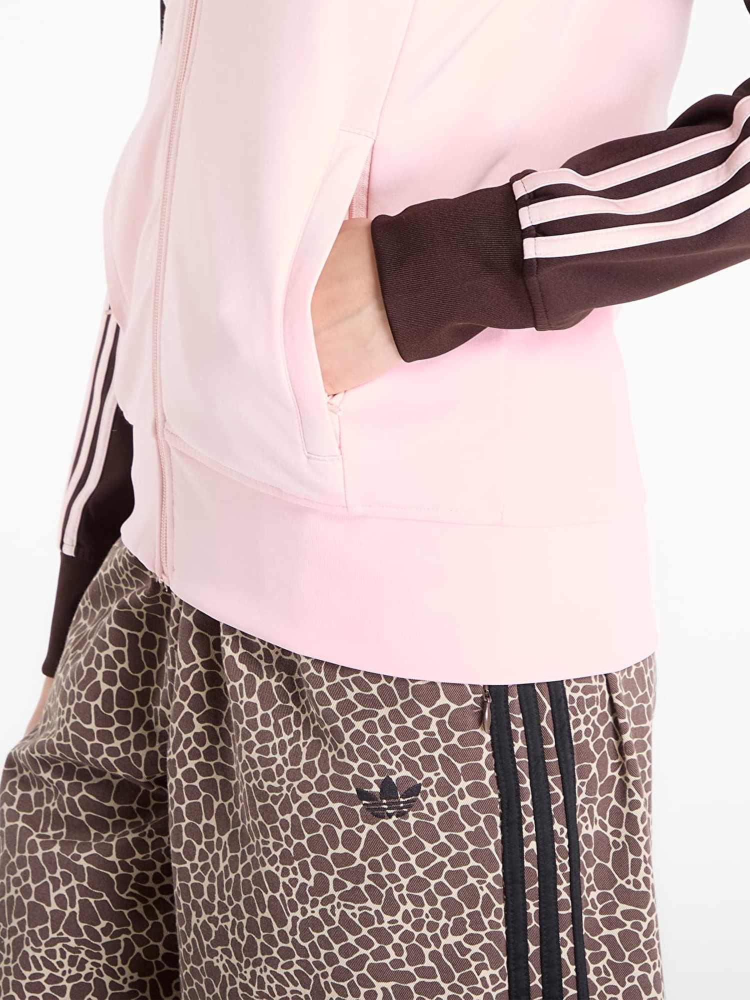 Толстовка женская Adidas SST TT розовая KD3783 изображение 5