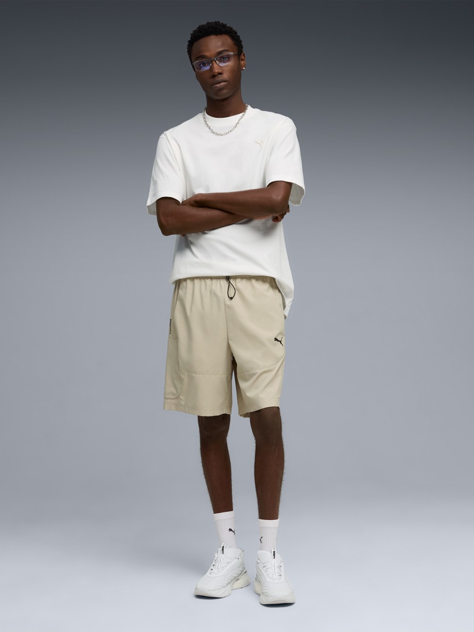 Шорти чоловічі Puma TECH Woven Cargo Shorts оливкові 69218761 — фото 4