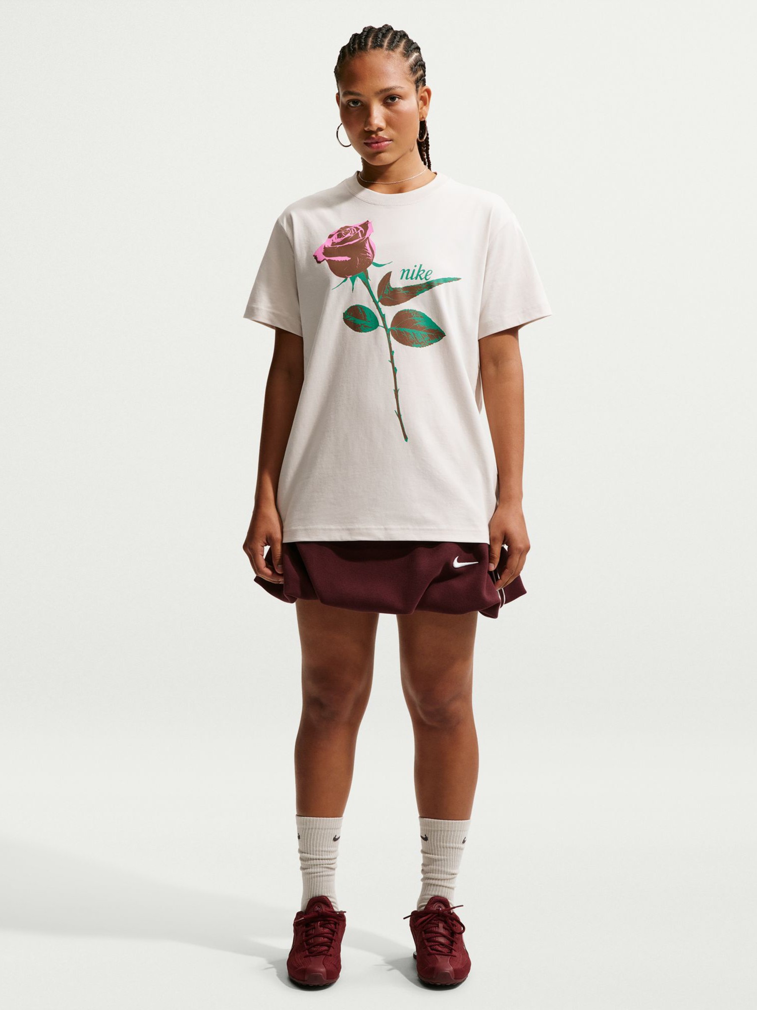 Футболка женская Nike W NSW CLASSIC ST2 TEE бежевая IR7826-072 изображение 2