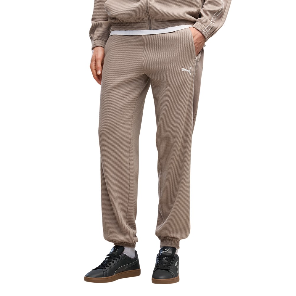 Брюки мужские Puma CLASS Material Sweatpants cl бежевые 69430081