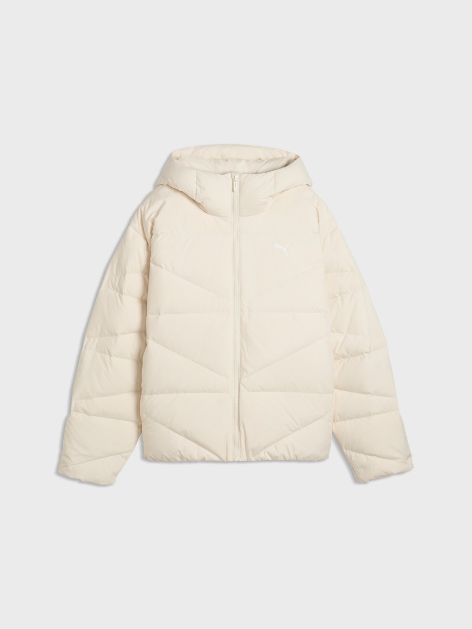 Куртка жіноча Puma Hooded Down Puffer Jacket W молочна 69458087 — фото 5