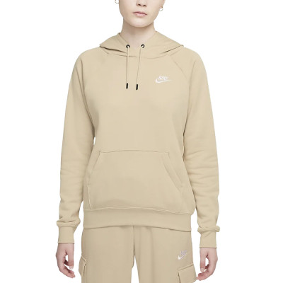 Толстовка женская Nike Nsw Essential Sweatshirt бежевая BV4124-206
